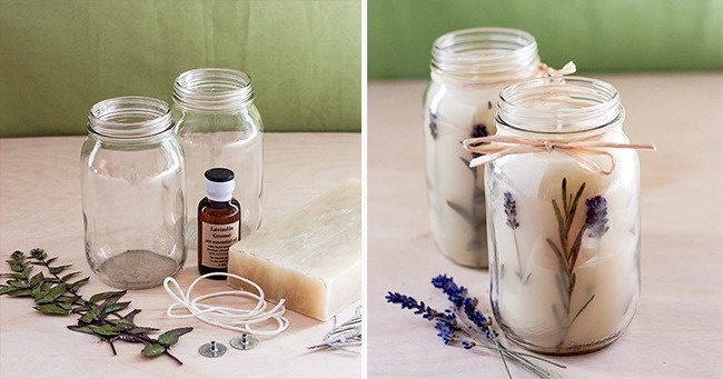 12 easy handmade candle ideas